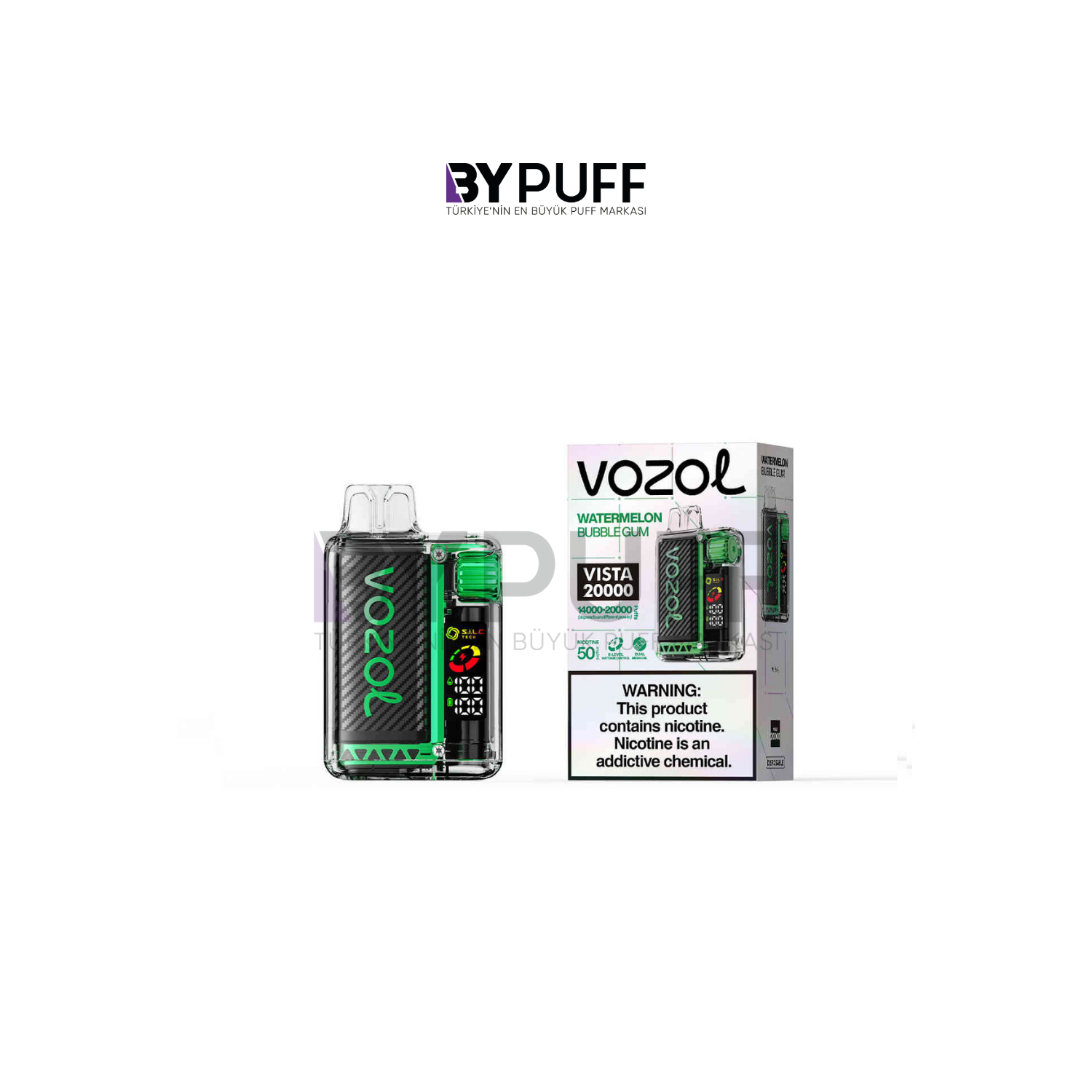 Vozol Vista 20000 Watermelon Bubble Gum